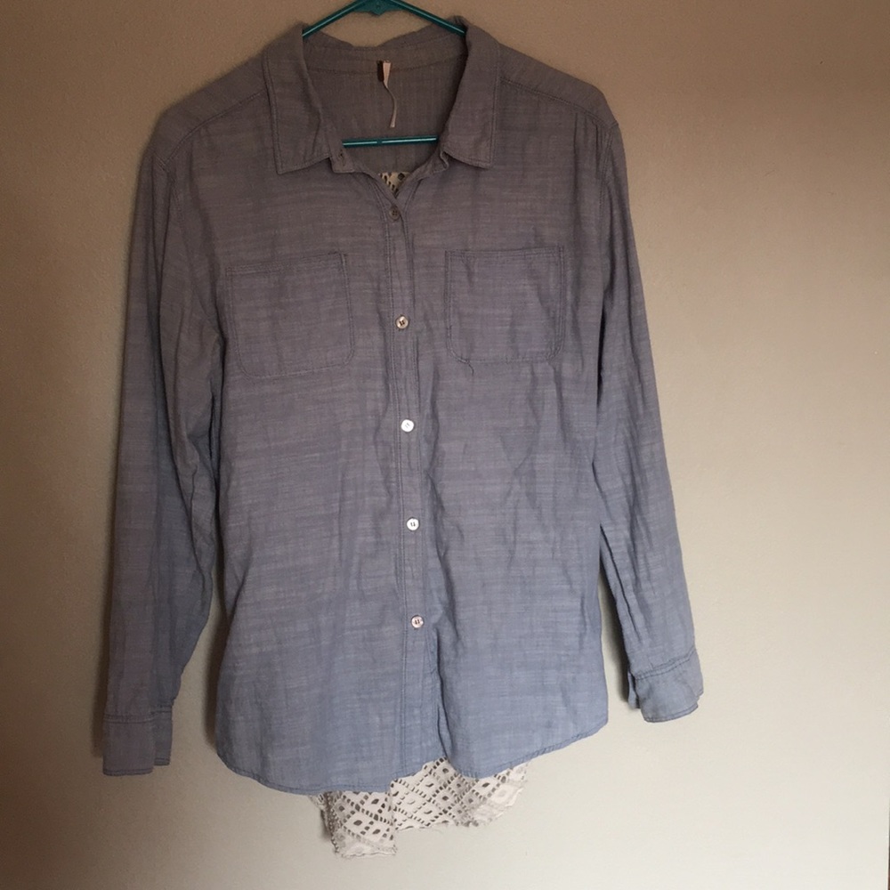 Jean with lace top